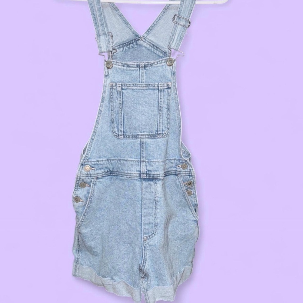 Hollister XS Denim Overalls with Shorts